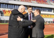 Futbols. FIFA prezidents Džanni Infantīno apmeklē OSC, Daugavas stadionu, un VARAM - 11