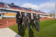 Futbols. FIFA prezidents Džanni Infantīno apmeklē OSC, Daugavas stadionu, un VARAM - 13