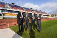 Futbols. FIFA prezidents Džanni Infantīno apmeklē OSC, Daugavas stadionu, un VARAM - 14