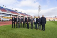 Futbols. FIFA prezidents Džanni Infantīno apmeklē OSC, Daugavas stadionu, un VARAM - 15