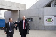 Futbols. FIFA prezidents Džanni Infantīno apmeklē OSC, Daugavas stadionu, un VARAM - 19