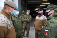 Krievijas bruņoto spēku virsnieki Ādažu bāzē veic EDSO bruņojuma kontroles novērtējuma vizīti - 7