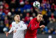 Futbols, PK atlases turnīrs: Latvija - Norvēģija - 9