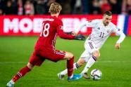 Futbols, PK atlases turnīrs: Latvija - Norvēģija - 15
