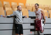 Basketbols, Latvijas vīriešu izlase: Treniņš - 5