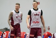 Basketbols, Latvijas vīriešu izlase: Treniņš - 12