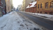 Sniega tīrīšana Bruņinieku ielā Rīgā - 2