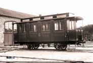Vabis 3rd class coupe railway carriage 1896
