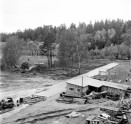 The making of the road to the Scania head office 1952
