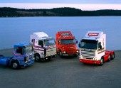 Scania truck range P R T and R-Streamline 1991