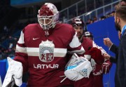 Pekinas olimpiskās spēles, hokejs: Latvija - Zviedrija