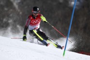 Pekinas olimpiskās spēles, kalnu slēpošana: Miks Zvejnieks (slaloms) - 4