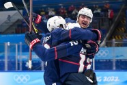 Hokejs, Pekinas olimpiskās spēles: ASV - Slovākija - 1