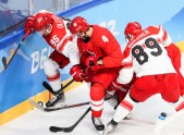 Pekinas olimpiskās spēles, hokejs: Krievijas Olimpiskā komiteja (KOK) - Dānija