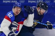 Pekina 2022, hokejs: Somija - Slovākija