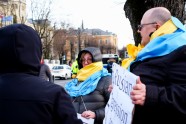 Protests pie Krievijas vēstniecības pret iebrukumu Ukrainā - 24