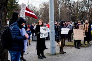 Protests pie Krievijas vēstniecības pret iebrukumu Ukrainā - 29