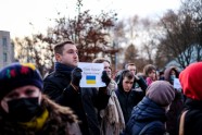 Protests pie Krievijas vēstniecības pret iebrukumu Ukrainā - 35