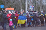 2. marta mītiņš Ukrainas atbalstam Latvijas un Igaunijas robežpunktā Unguriņos - 5