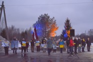 2. marta mītiņš Ukrainas atbalstam Latvijas un Igaunijas robežpunktā Unguriņos - 13