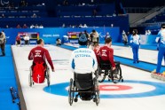 Pekinas paralimpiskās spēles, ratiņkērlings: Latvija - Igaunija - 1