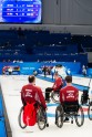 Pekinas paralimpiskās spēles, ratiņkērlings: Latvija - Igaunija - 2
