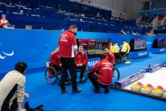 Pekinas paralimpiskās spēles, ratiņkērlings: Latvija - Zviedrija - 33