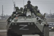 Okupantu BTR-80 Ukrainā