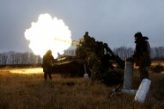 Ukraina karavīri artilērija 