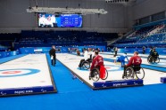 Pekinas paralimpiskās spēles, ratiņkērligs: Latvija - Norvēģija