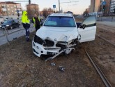 BMW X5 avārija Maskavas ielā