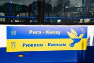 Uz Ukrainu dodas humānās palīdzības piepildīti 11 SIA "Rīgas satiksmes" autobusi - 2