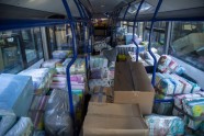 Uz Ukrainu dodas humānās palīdzības piepildīti 11 SIA "Rīgas satiksmes" autobusi - 5
