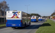 Uz Ukrainu dodas humānās palīdzības piepildīti 11 SIA "Rīgas satiksmes" autobusi - 14