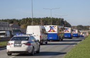 Uz Ukrainu dodas humānās palīdzības piepildīti 11 SIA "Rīgas satiksmes" autobusi - 15