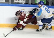 Hokejs, pārbaudes spēle: Latvija - Kazahstāna (9. maijs) - 7