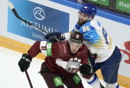 Hokejs, pārbaudes spēle: Latvija - Kazahstāna (9. maijs) - 8