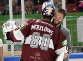 Hokejs, pārbaudes spēle: Latvija - Kazahstāna (9. maijs) - 44