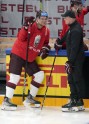 Hokejs 2022, pasaules čempionāts: Latvijas hokeja izlases pirmais treniņš Tamperē