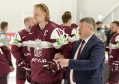 Hokejs, pasaules čempionāts 2022. Latvijas izlases fotosesija - 51