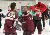 Hokejs, pasaules čempionāts 2022. Latvijas izlases fotosesija - 63