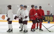 Hokejs, Latvijas hokeja izlase: Treniņš (18. maijs) - 2