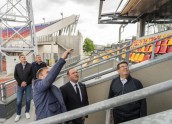 "Daugavas" stadions: izbīdāmais jumts nodots ekspluatācijā - 9