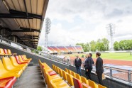 "Daugavas" stadions: izbīdāmais jumts nodots ekspluatācijā - 16