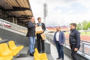 "Daugavas" stadions: izbīdāmais jumts nodots ekspluatācijā - 23