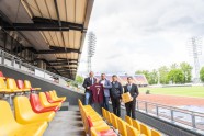 "Daugavas" stadions: izbīdāmais jumts nodots ekspluatācijā - 27
