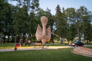 Uguns skulptūras Valmiermuižas parkā  - 15
