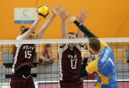 Volejbols, pārbaudes spēle: Latvija - Ukraina