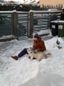 Vilkaušas ģimenes foto ar Ērgļos atrastu klaiņojošu suni - 14