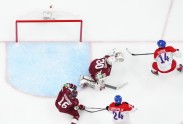 Hokejs, pasaules U-20 čempionāts: Latvija - Čehija